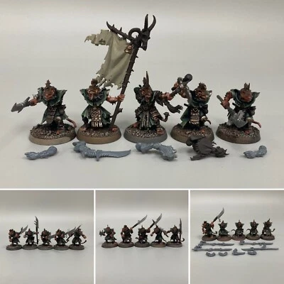 20 SKAVEN STORMVERMIN WARHAMMER THE OLD WORLD FANTASY UNIT WFB CLAN VERMINUS - Image 1 of 4