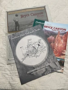 BRYCE CANYON National Park Utah Information Booklet Maps Info Paper and more see - Picture 1 of 18