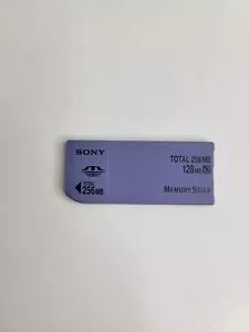 Sony Genuine Memory Card 256MB MSA-128S2 2-in-1 Camera Card Tested Works - Picture 1 of 4