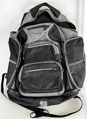 Mochila acolchada para portátil FULL negra y gris Foto 1 de 4