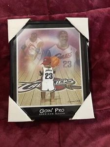 Vintage Goin’ Pro LeBron James Harrison Woods 8X10 Framed Print Babies Cavaliers - Picture 1 of 1