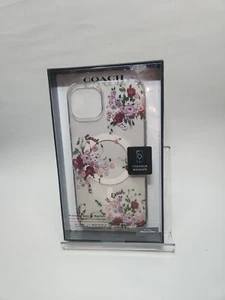 COACH NEW YORK Hard Protective MagSafe Case - iPhone 14 Plus (P. Floral) 6.7" - Picture 1 of 21