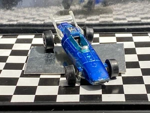 1/64 VINTAGE HOT WHEELS RED LINES FROM 1969 INDY EAGLE BLUE M21 - Picture 1 of 5