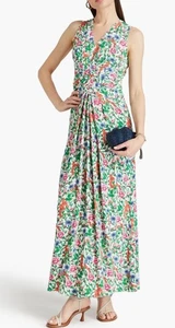 DIANE VON FURSTENBERG Ace pleated floral-print crepe maxi size:2 $515 - Picture 1 of 7