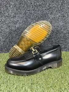 Dr Martens Women’s Size 8 US Adrian Snaffle Smooth Leather Kiltie Loafers Shoes - Picture 1 of 10