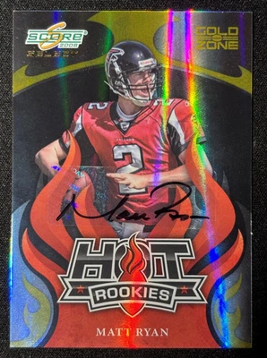 2008 Score Select Matt Ryan Auto /40 RC🔥 Hot Rookies Gold Zone Falcons SSP - Image 1 of 4