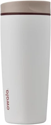 BLENDERBOTTLE Owala Smoothsip Slider Insulated Stainless Steel Coffee Tumbler, Reusable Iced C