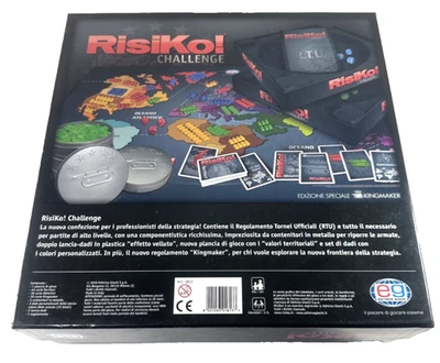 RISIKO! CHALLENGE GIOCO IN SCATOLA EDITRICE GIOCHI COMPLETO DI TUTTI I PEZZI - Immagine 1 di 4