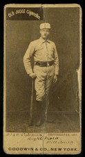 1887 N172 Old Judge #83-5 John Coleman – Bat in Right Hand at Side - PR