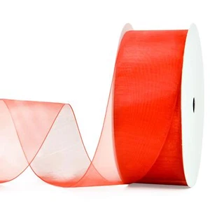 1-1/2 Inch Organza Ribbon Roll - 25 Yards for Gift Wrapping Bouquet Wrapping ... - Picture 1 of 2