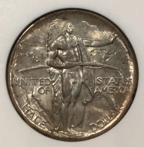 1926 Oregon Commem. .50. NGC MS65. - Picture 1 of 5