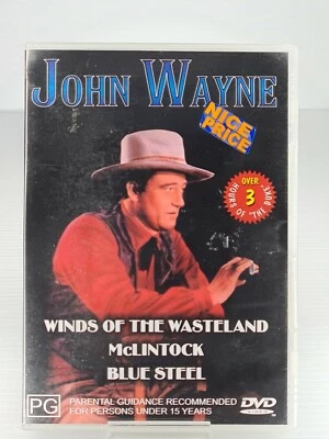 John Wayne Collection : Winds Of The Wasteland, McLintock, Blue Steel DVD - Image 1 of 2