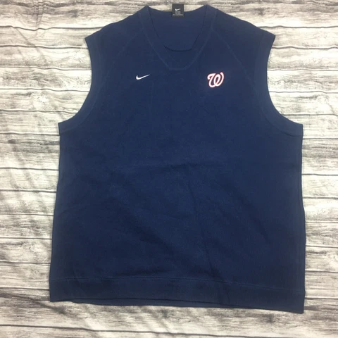 Nike Washington Nationals MLB Washington Nationals Sweater Vest Men’s XL Cover