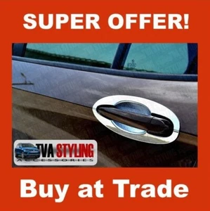BMW X1 CHROME DOOR HANDLE BOWLS INSERTS SURROUND TRIM 2010-13 UK TRADE PRICE - Picture 1 of 3