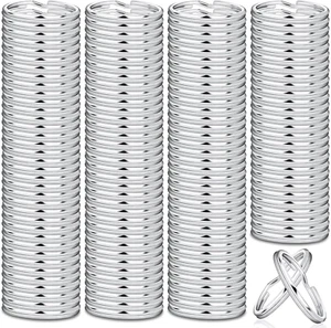 200Pcs Split Key Rings Bulk for Keychain and Crafts, 1 Inch (25Mm) - Picture 1 of 12