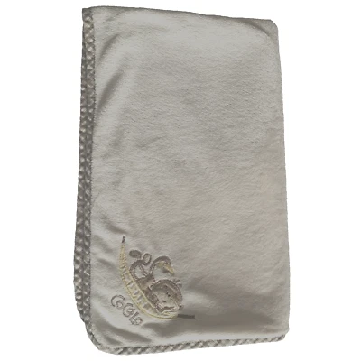 Manta de felpa Cocalo Monkey Banana Lovey ¡Muy suave! Crema 27" x 33" Foto 1 de 4
