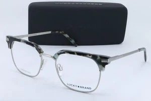 Lucky Brand VLBD322 Silver Square Men Full Rim 51-19-140 Eyeglasses Frames - Picture 1 of 6