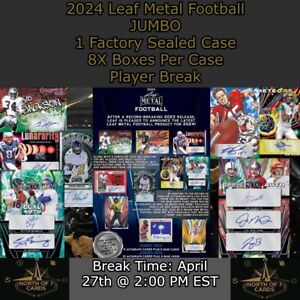 DJ Lagway - 2024 Leaf Metal Football JUMBO 1X Case Player BREAK #2