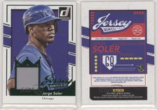 2016 Panini Donruss Jersey Kings Green /25 Jorge Soler #JK-JS