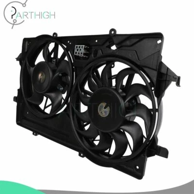 Radiator Condenser Cooling Fan Assembly Car Electric For 2003-2004 Ford Focus Foto 1 de 4