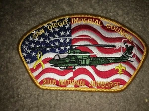 Boy Scout San Diego Imperial Helicopter Council JSP 2005 National Jamboree Patch - Picture 1 of 1