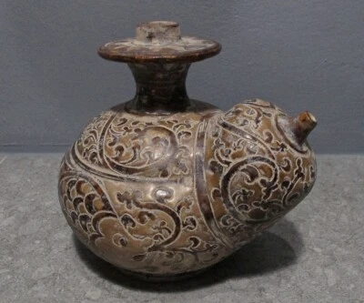 Ancient Sawankhalok Teapot, Pottery Si Satchanalai Klin, Sukhothai 14/15th C - Image 1 of 4