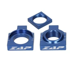 Bloques de ejes ZAP tensor de cadena se adapta a KTM SX SMR SXF 125 250 350 450 ab13 azul - Imagen 1 de 3