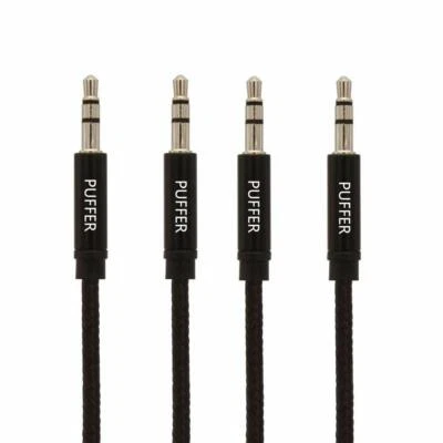 1M - 3.5mm Jack Plug Aux Cable Audio Lead For to Headphone MP3 iPod PC Car GOLD - Image 1 of 4