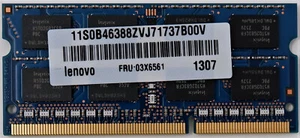 LENOVO 03X6561 THINKPAD T430 GENUINE 4GB DDR3 SODIMM RAM, SEVERAL BRANDS - NEW - Picture 1 of 1