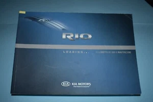 Libretto uso e manutenzione KIA Rio edizione 2011 - Foto 1 di 4