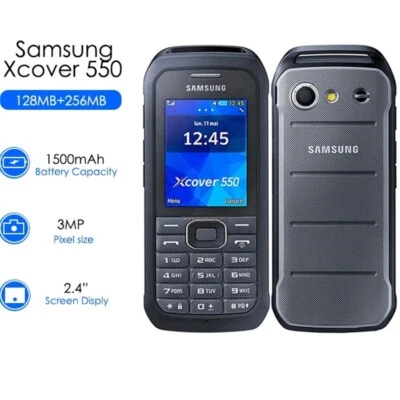 Original Samsung Xcover 550 SM-B550H Mp3 Unlocked 3G HSDPA Outdoor Mobile Phone - Image 1 of 4