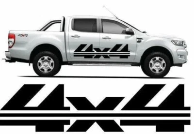 Se adapta a gráficos de puertas laterales Dodge Ram calcomanías adhesivas de cualquier año ambos lados Foto 1 de 4