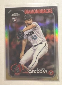 2024 Topps Chrome Slade Cecconi R/C Refractor - Picture 1 of 2