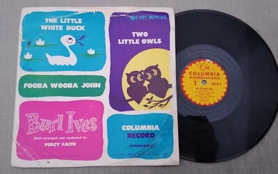 Burl Ives 78rpm Single 10-inch Columbia Records #MJV-85 The Little White Duck - Image 1 of 4