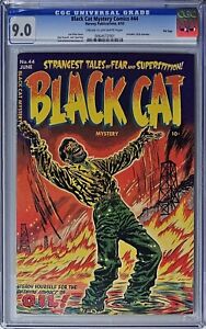 Black Cat Mystery Comics #44 CGC 9.0 Harvey 1953 File Copy 2nd Highest Graded!