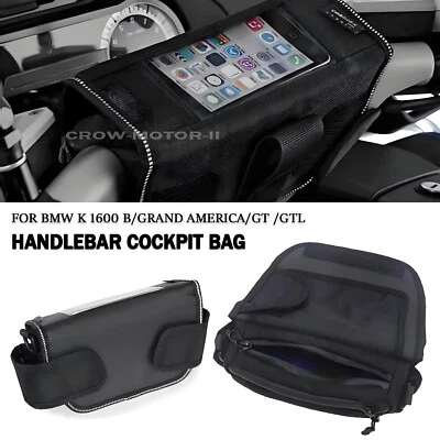 Bolsa de manillar para teléfono paquete de almacenamiento para BMW R1200RT R1250RT K1600GTL Foto 1 de 4