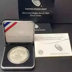 2014 CIVIL RIGHTS ACT OF 1964 GEM ORIGINAL BU IN US MINT PACKAGING - Picture 1 of 1