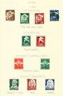 Germany 1935 album page with "Saar Restoration" & 3 other sets m/mint & used.