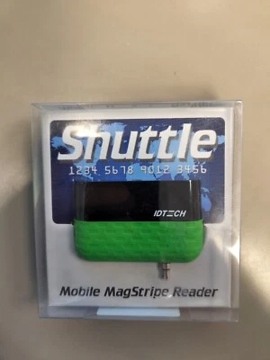 ID Tech Shuttle 2-Track Secure Mobile Mag-Stripe Reader ID-80110010-001 - Image 1 of 2