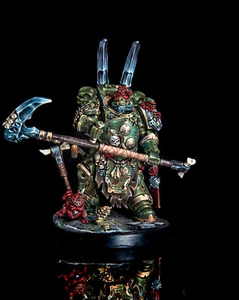 Héroe temático Pintado DeathGuard/Nurgle para juego Warhammer 40k - Imagen 1 de 6