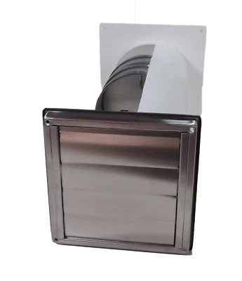 Mauerkasten Ø125 Edelstahl Abluft Dunstabzug Blower Door Test Zertifikat - Bild 1 von 4