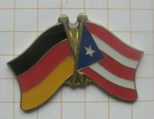 FREUNDSCHAFTSFAHNEN DEUTSCHLAND / PUERTO RICO ..... Städte & Länder Pin (227c) - Bild 1 von 1