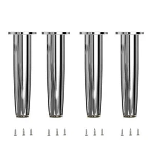 Adjustable Furniture Legs Set of 4 Metal Cabinet Feet Stands Table Legs Suppo... - Picture 1 of 9
