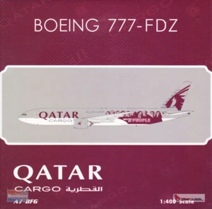 PHX04475 1:400 Phoenix Model Qator Cargo Boeing 777-FDZ Reg #A7-BFG 'Move by - Picture 1 of 2