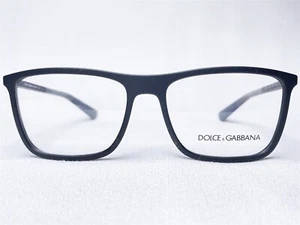 NEW Dolce & Gabbana DG5021 2616 Mens Matte Black/Grey Eyeglasses Frames 52/16 - Picture 1 of 6