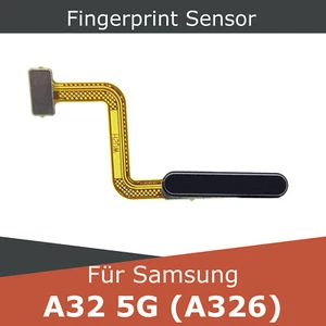 Fingerprint Sensor Flexkabel für Samsung A32 5G (A326) Power Button Flex Schwarz - Bild 1 von 5