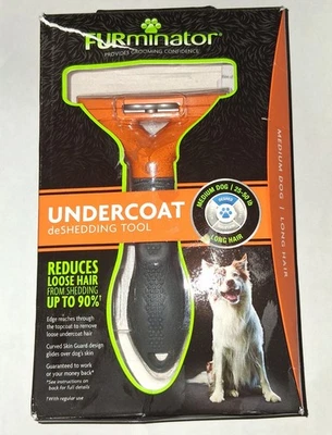 Furminator Mediano Perro Pelo Largo Deshedding Herramienta Foto 1 de 2