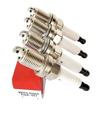 NEW OEM x4 LEXUS TOYOTA DENSO SPARK PLUGS 1.4 &1.8 90919-01164 - Image 1 of 3