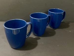 Corelle Tazzine da Caffè in Gres Tazzine Blu Navy Scuro Set di 3 (11) - Foto 1 di 4