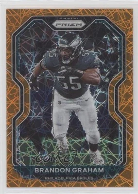 2020 Panini Prizm Lazer Prizm Brandon Graham #175 - Image 1 of 2